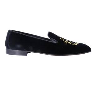 Aliverti Velvet Slip-On - Nero (Genuine Leather Upper & Sole)