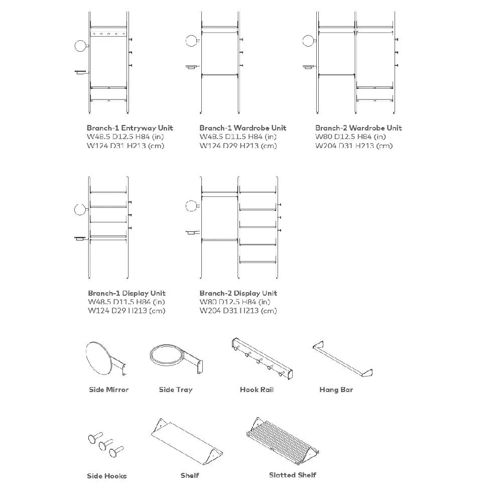 Branch-1 Wardrobe Unit