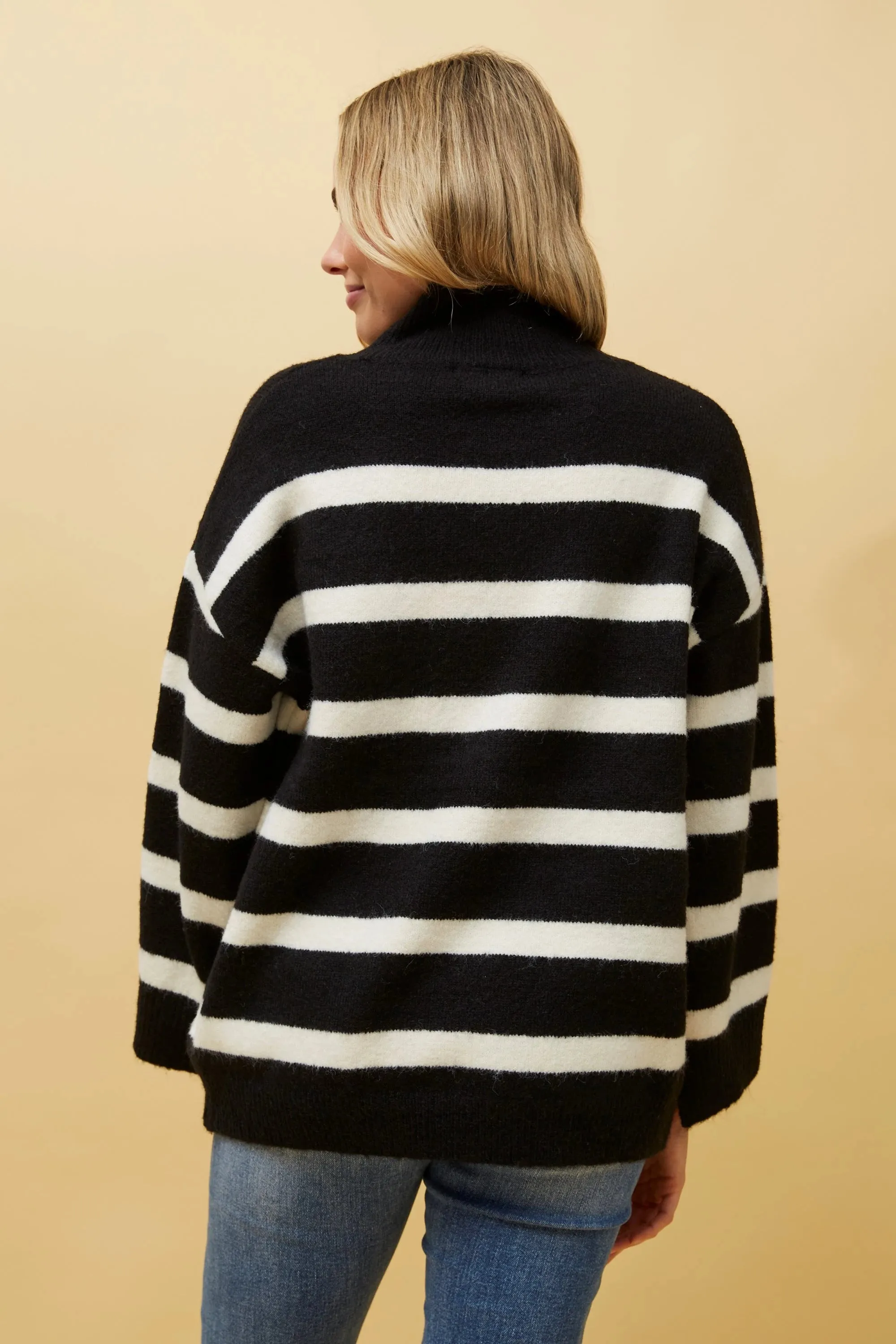 Caroline Morgan Stripe Knit Jumper