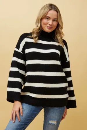 Caroline Morgan Stripe Knit Jumper