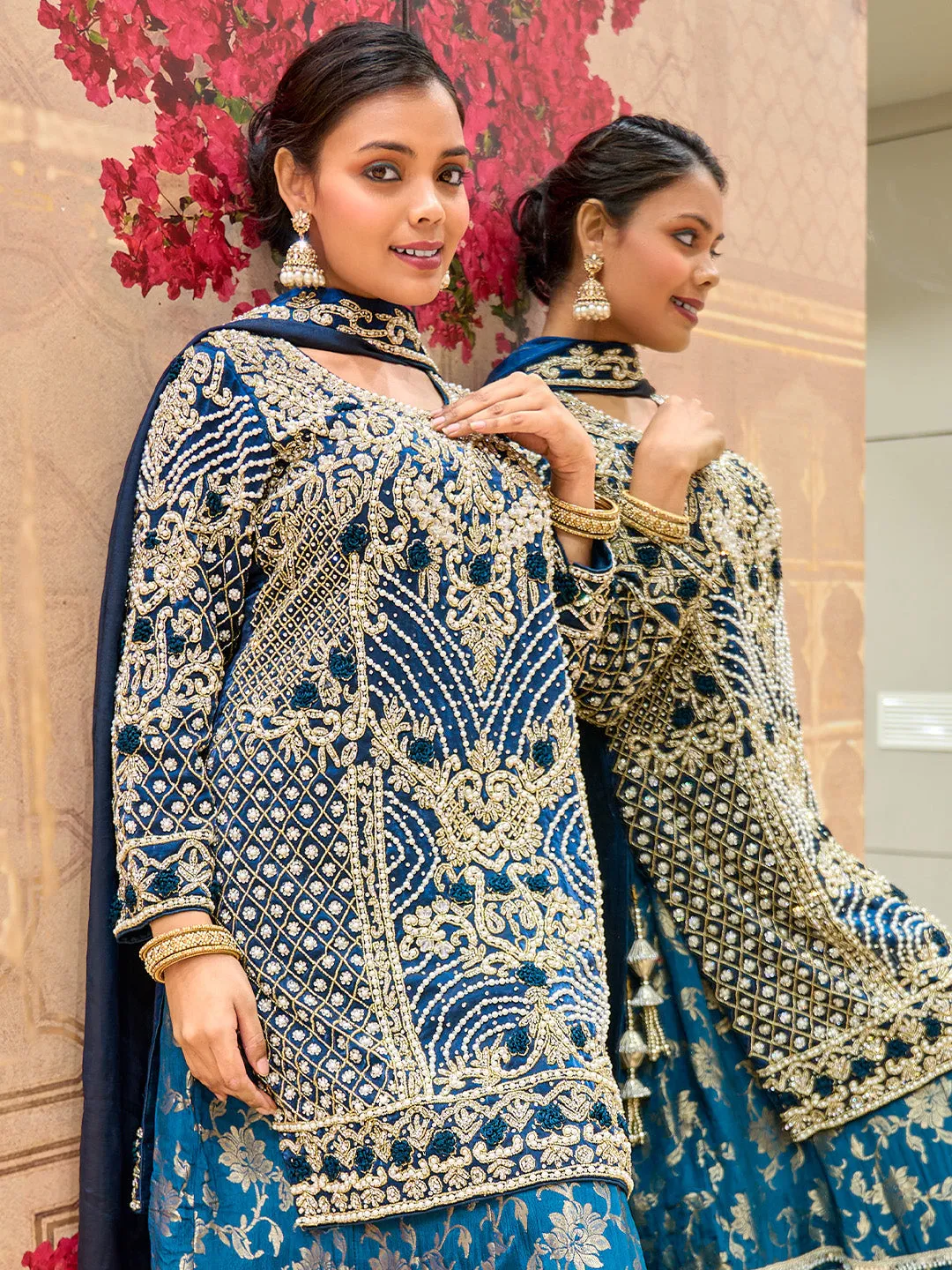 Exquisite Emerald Green Ensemble