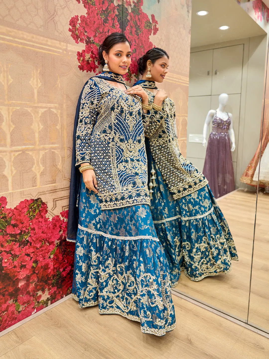 Exquisite Emerald Green Ensemble
