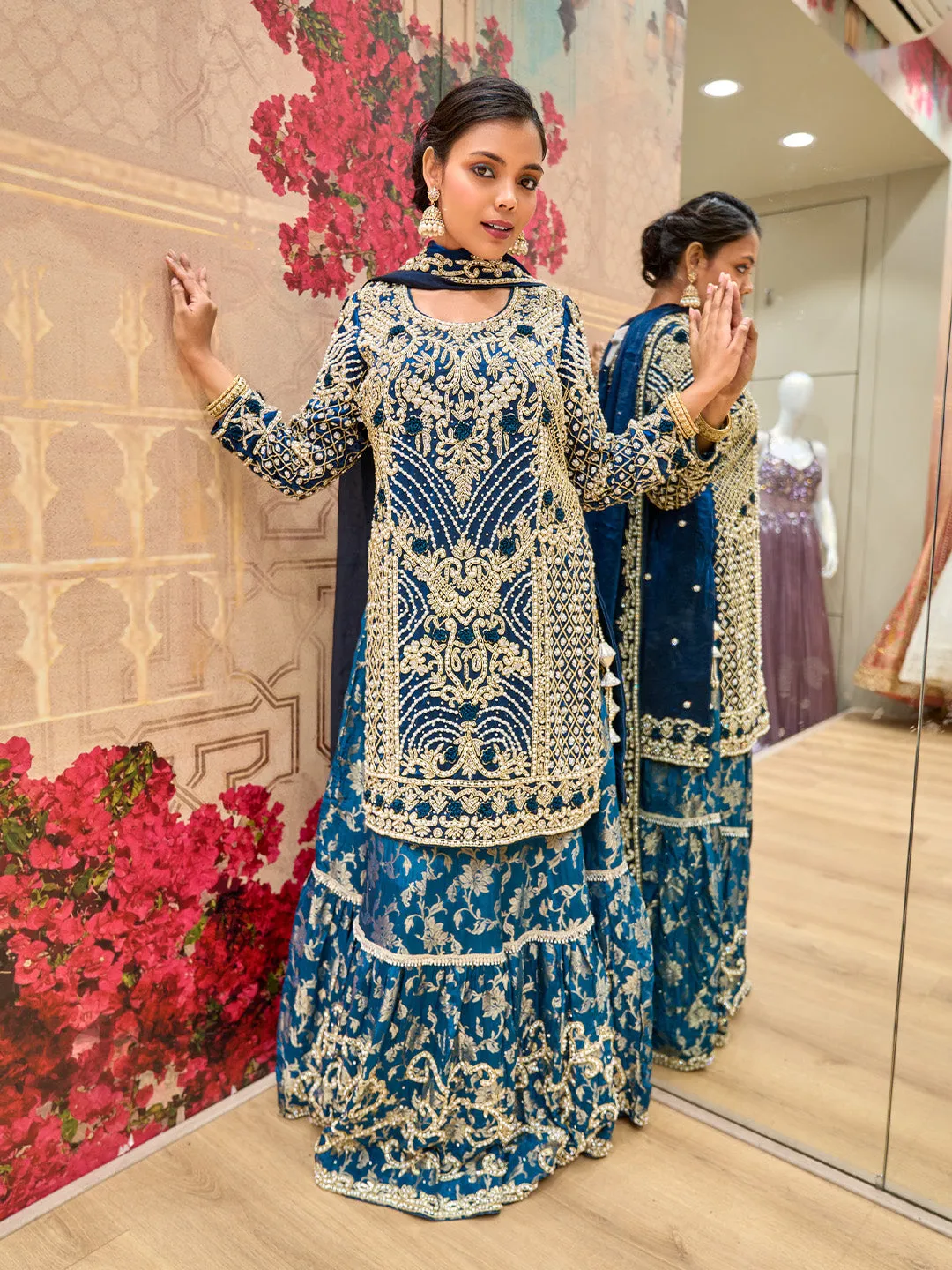 Exquisite Emerald Green Ensemble