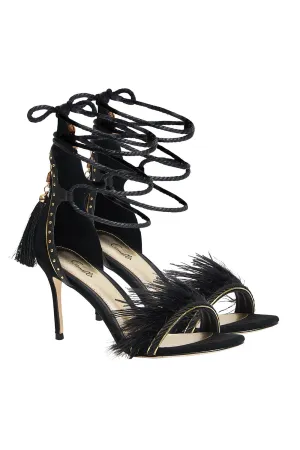 FEATHER HEEL BLACK