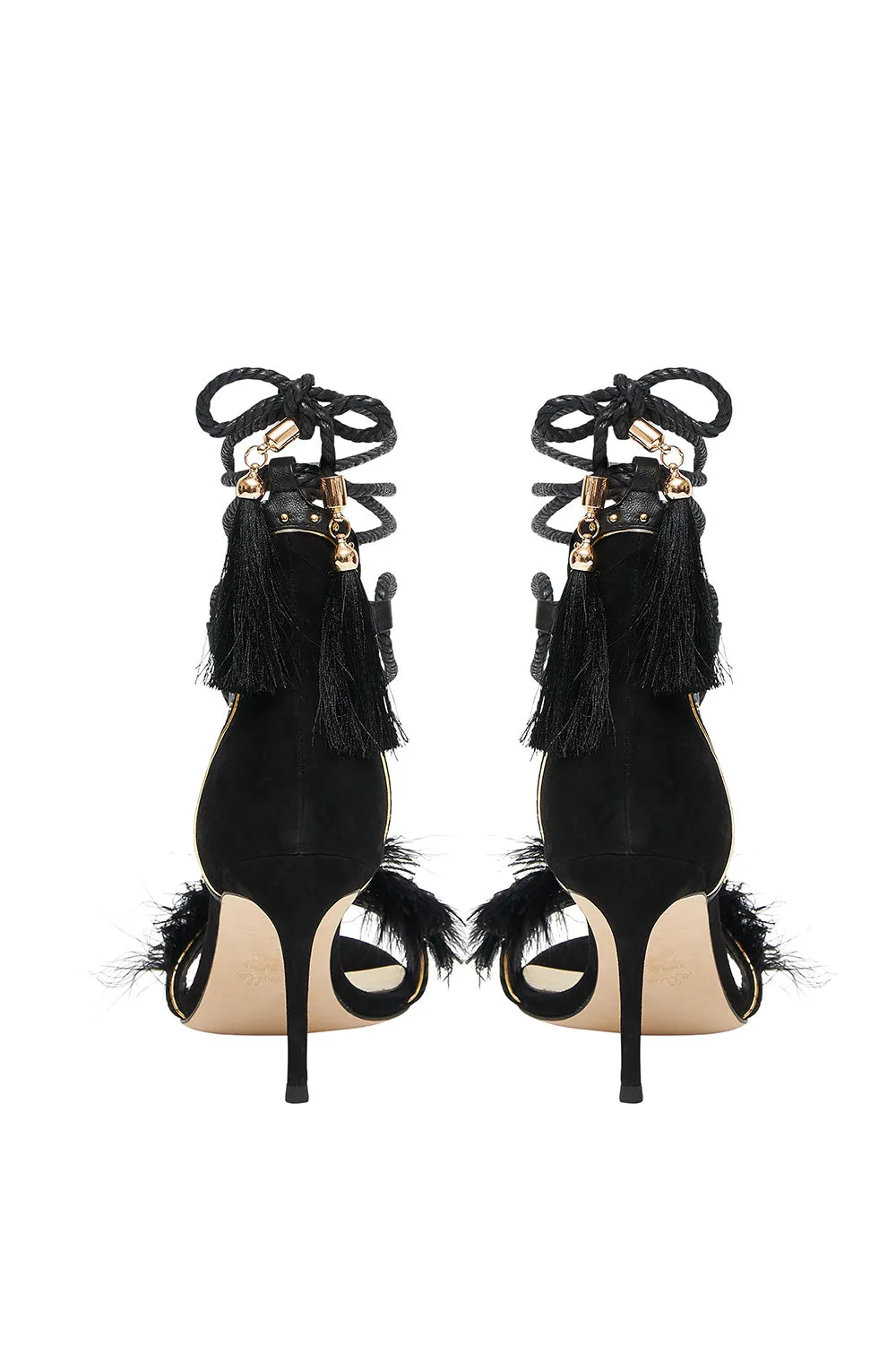 FEATHER HEEL BLACK