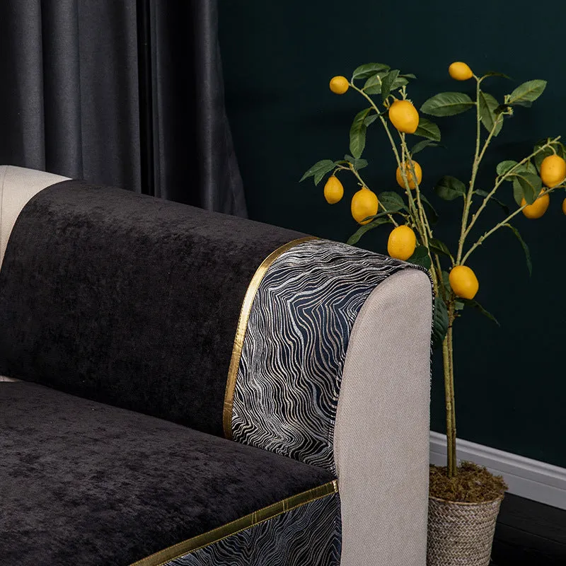 Free shipping New Nordic Modern luxury chenille non-slip sofa cushion sofa cover
