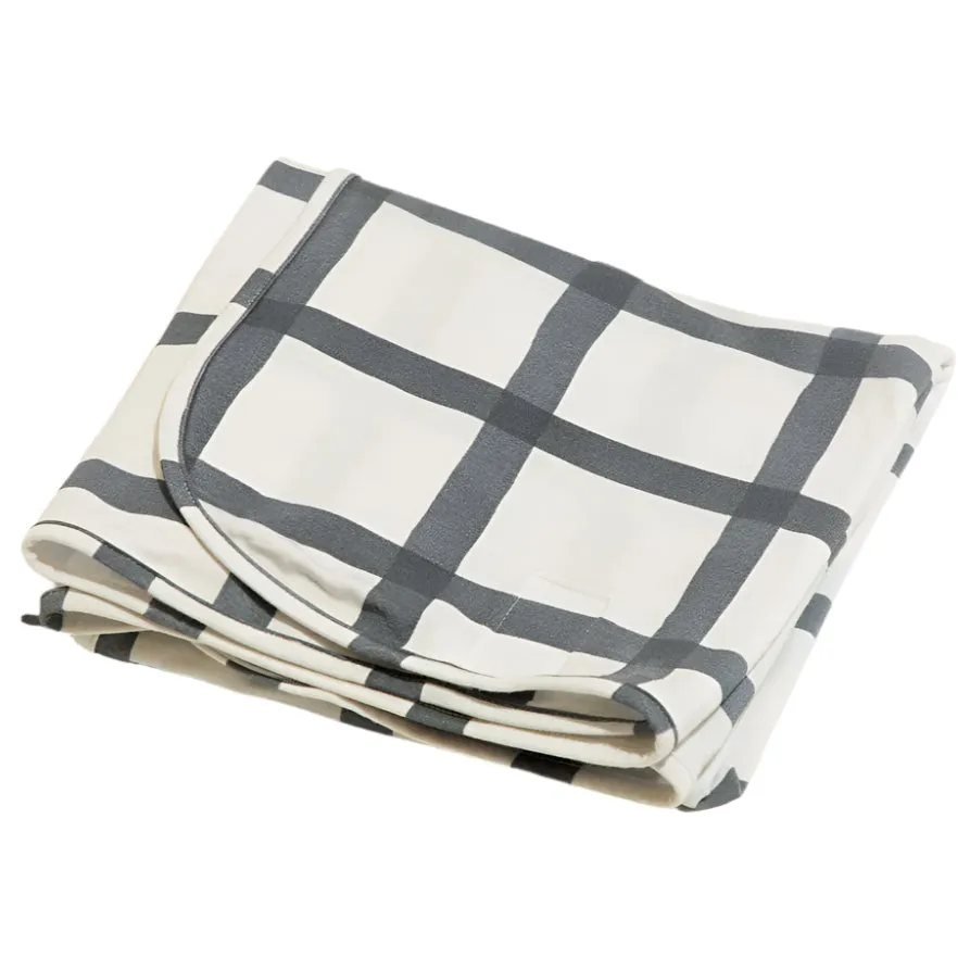 Indigo Windowpane Swaddle II
