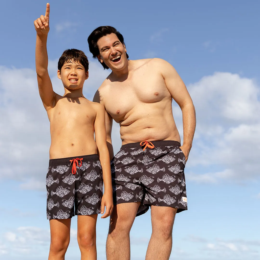 Kids Stretchy Trunks: Anglerfish