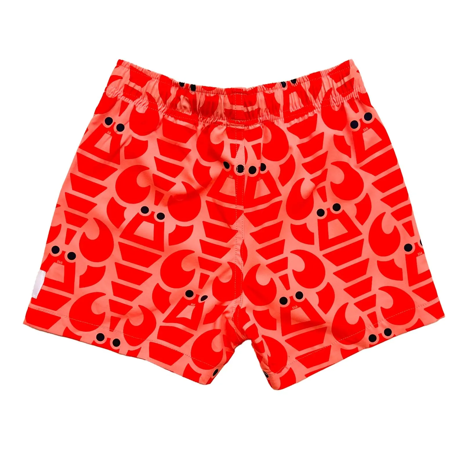 Kids Stretchy Trunks: Big Red Lobster