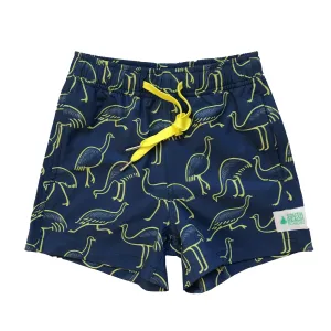 Kids Stretchy Trunks: Emu Parade