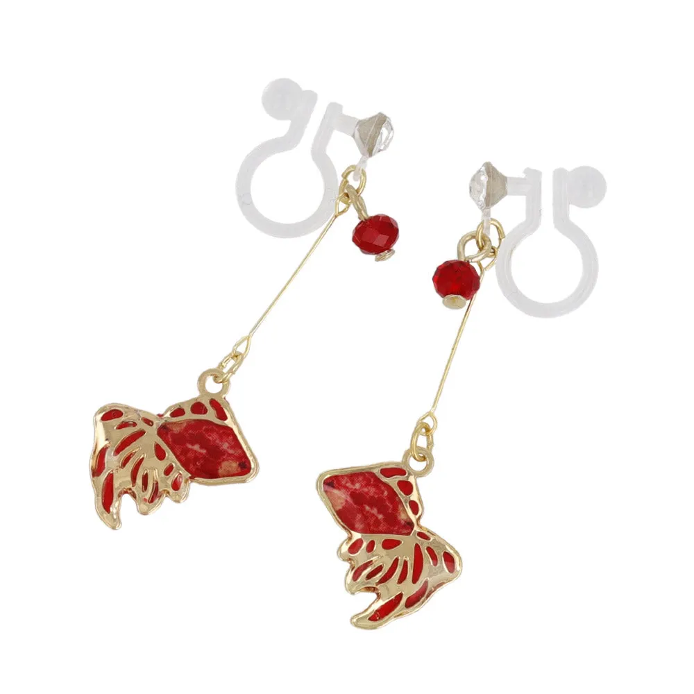 Kingyo Charm Drop Invisible Clip Ons