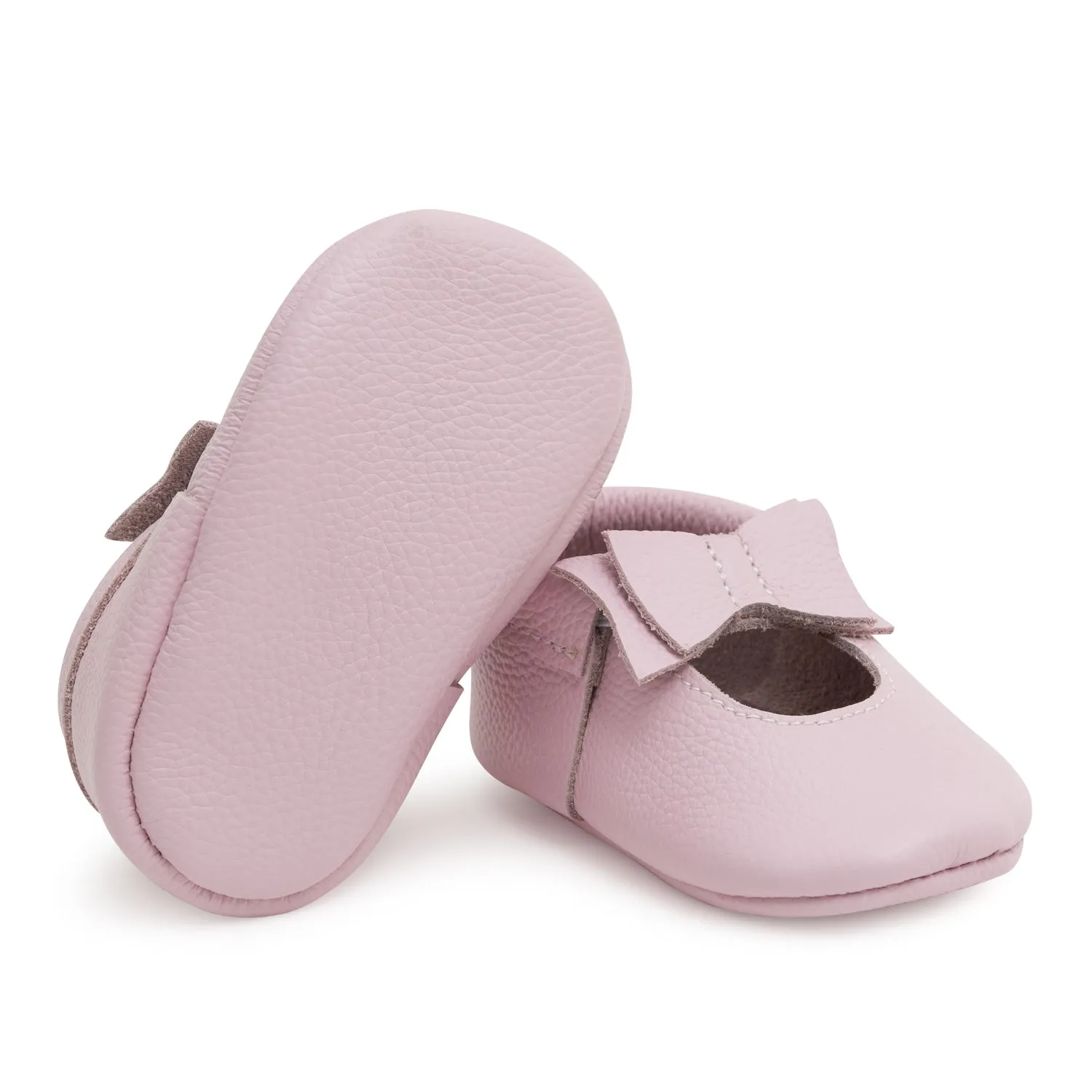 Lavender Bow Moccasins