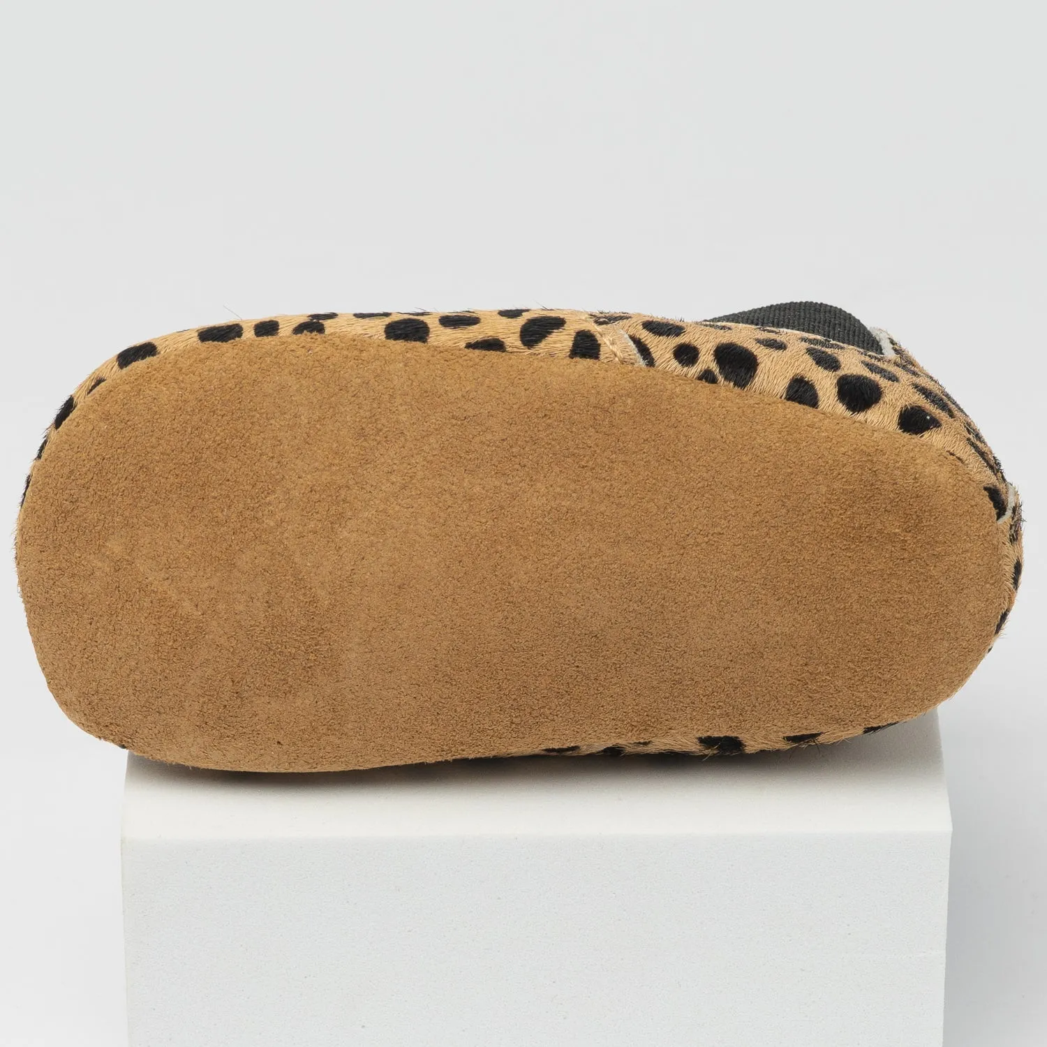 Liberty Leopard Mo-Hair Bootiemocc
