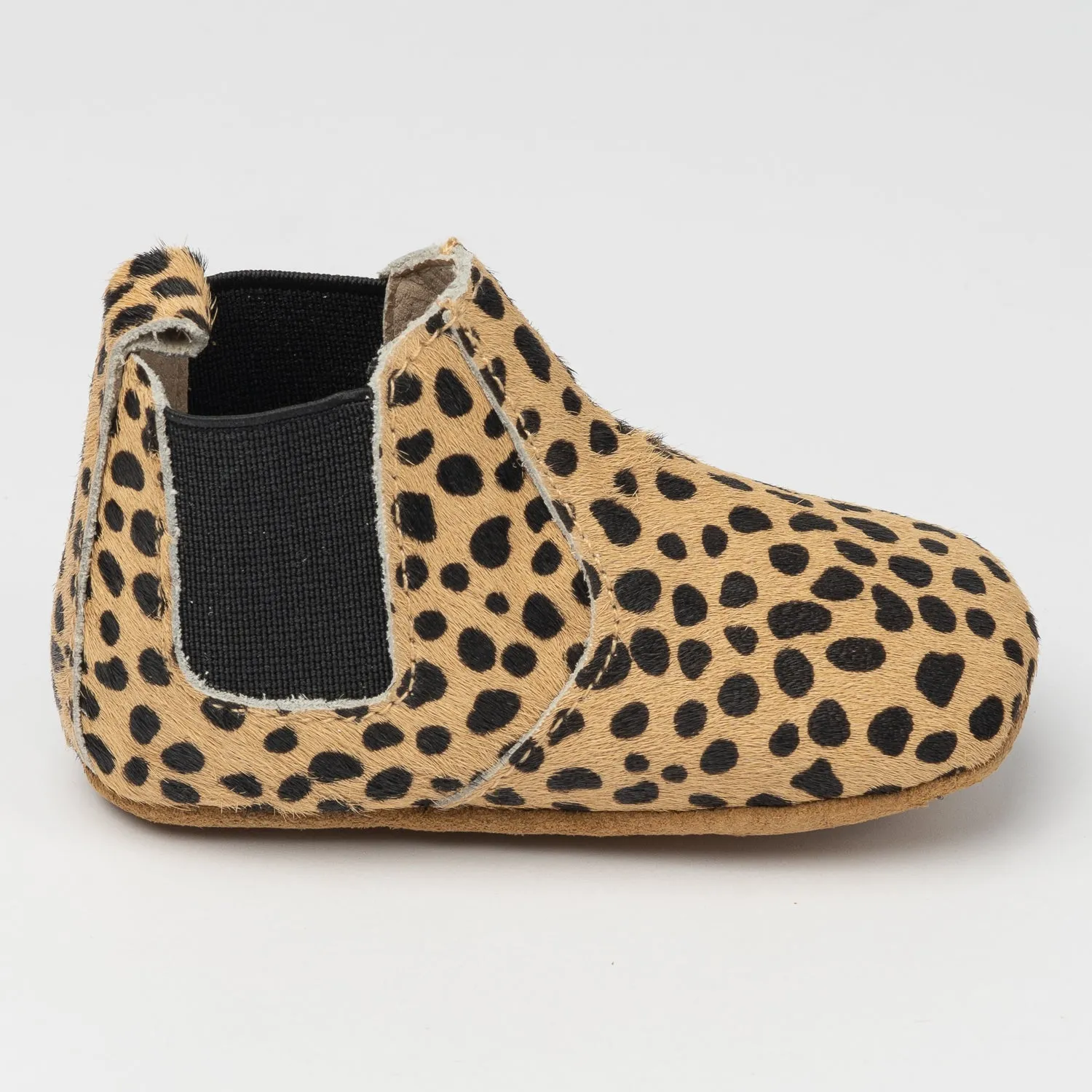 Liberty Leopard Mo-Hair Bootiemocc