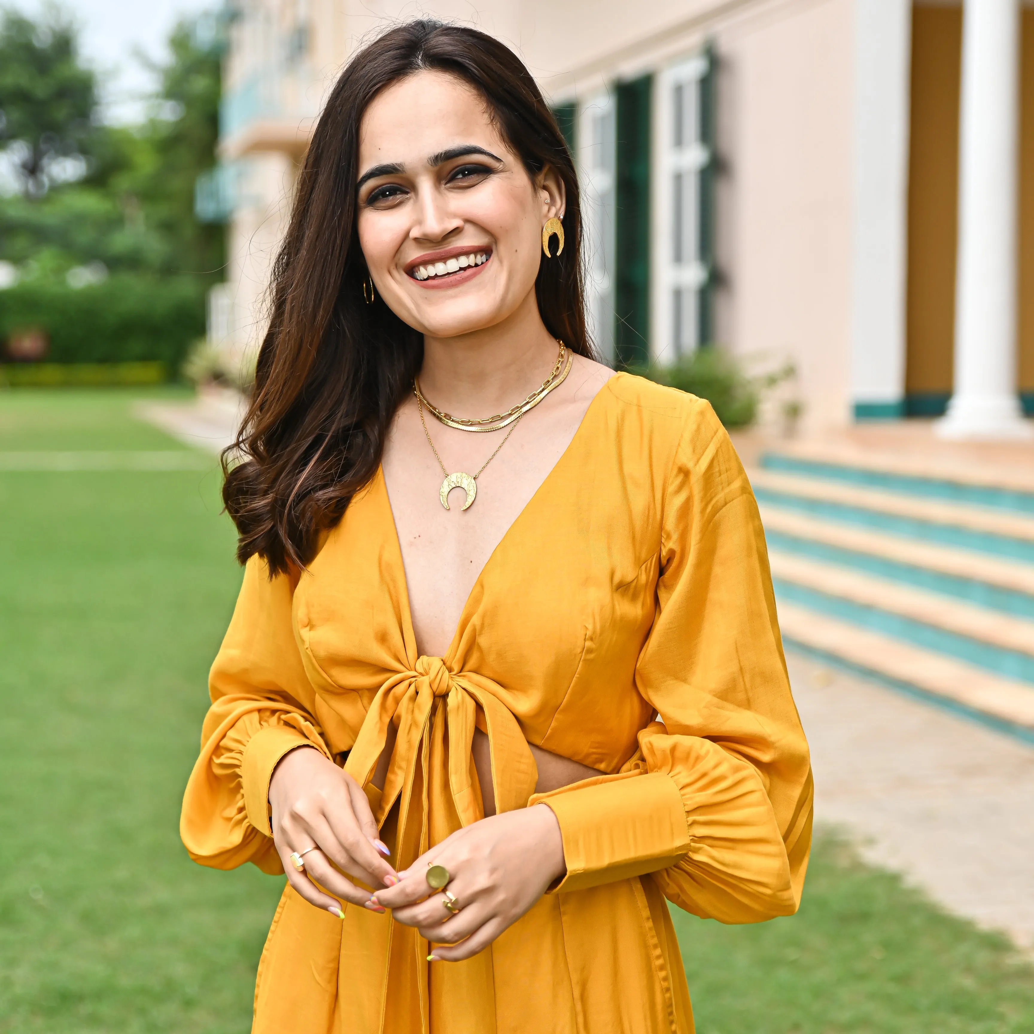 Medallion Wraparound Jumpsuit