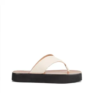 Melitto Ice White Platform Sandals