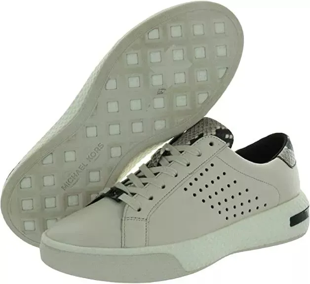 Michael Kors Women's Codie Lace-Up Cream 9.5 M