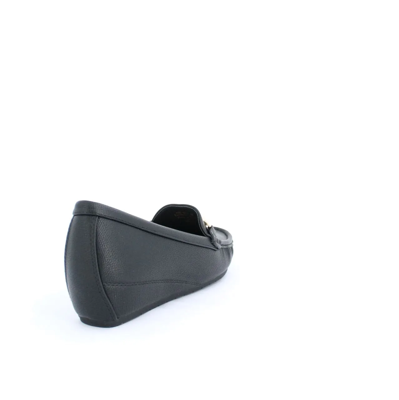 MIRA WEDGE MOCCASINS-BLACK