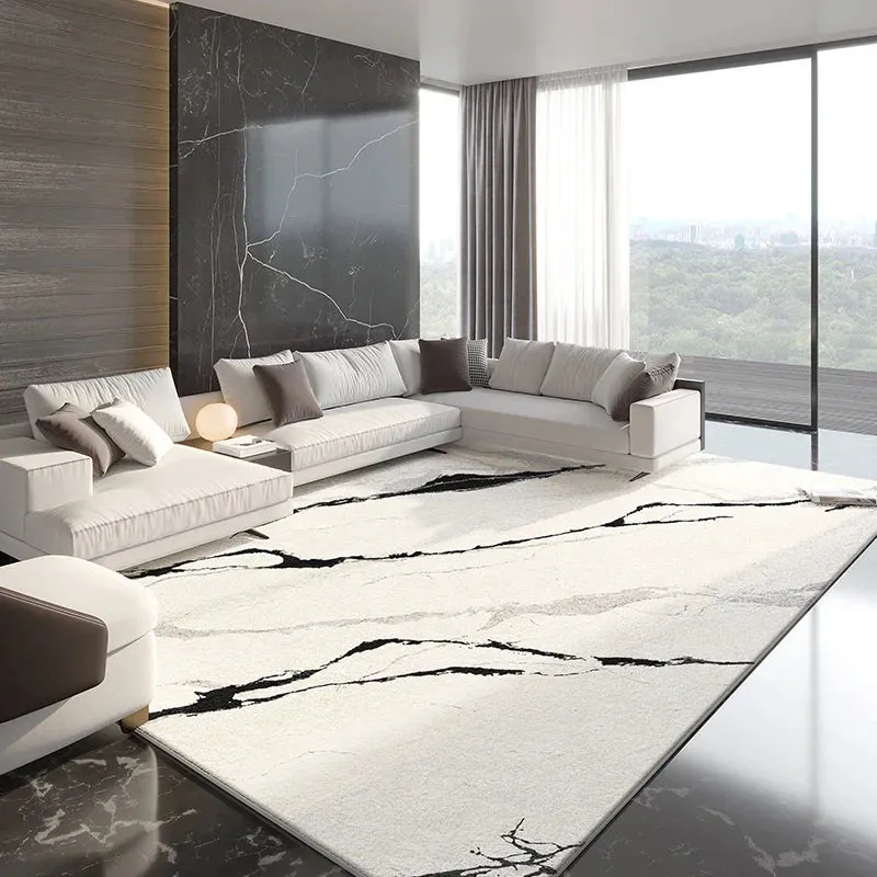 Modern Marble Fluffy Rug
