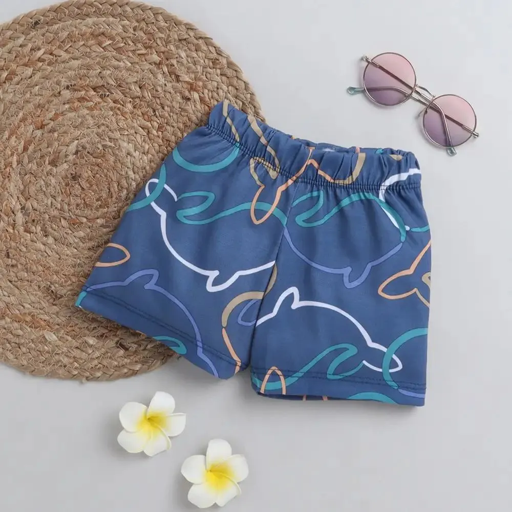 Ocean with Whales Shorts