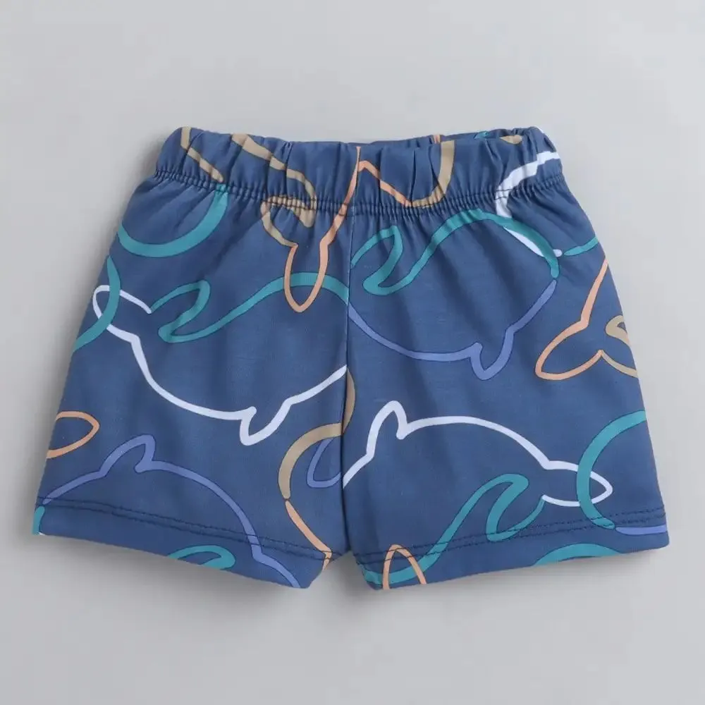 Ocean with Whales Shorts