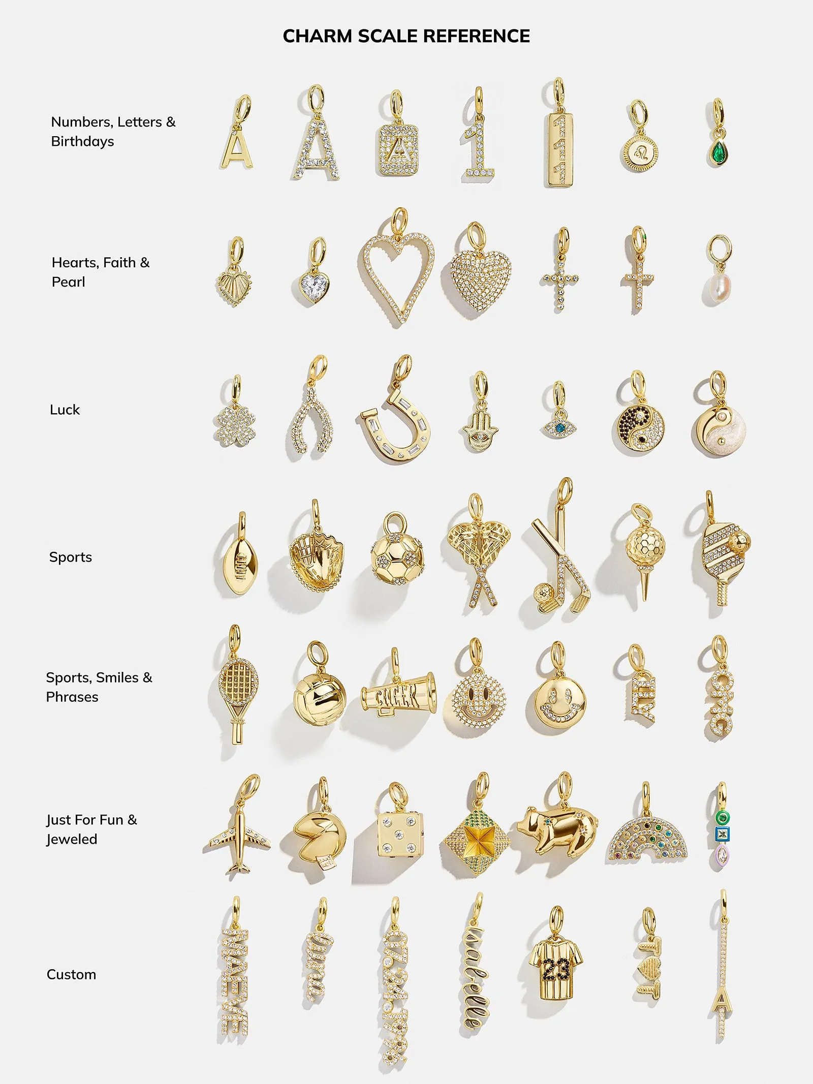 Pavé Initial Cluster Charm - Q