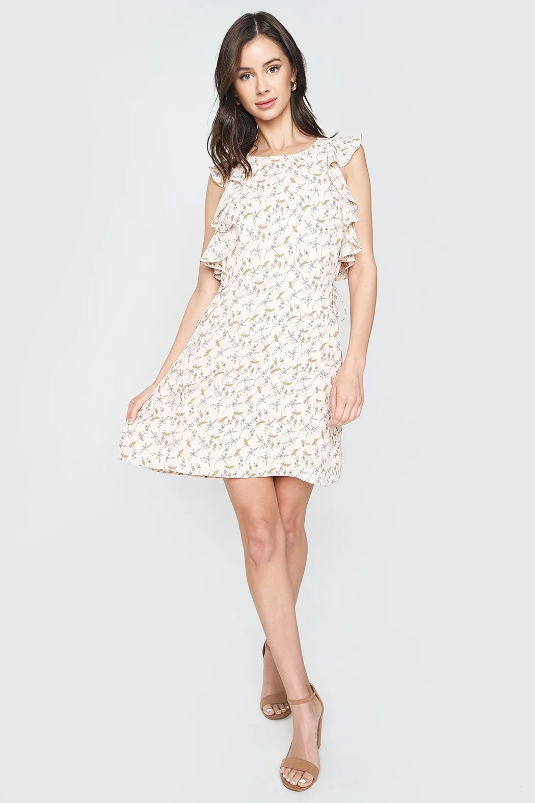 Perfect Illusion Floral Shift Dress