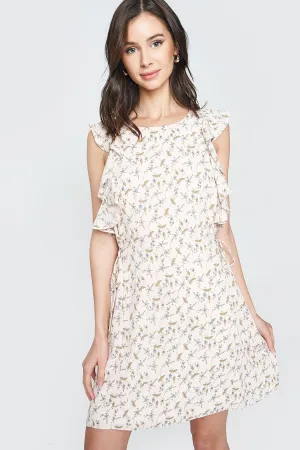 Perfect Illusion Floral Shift Dress