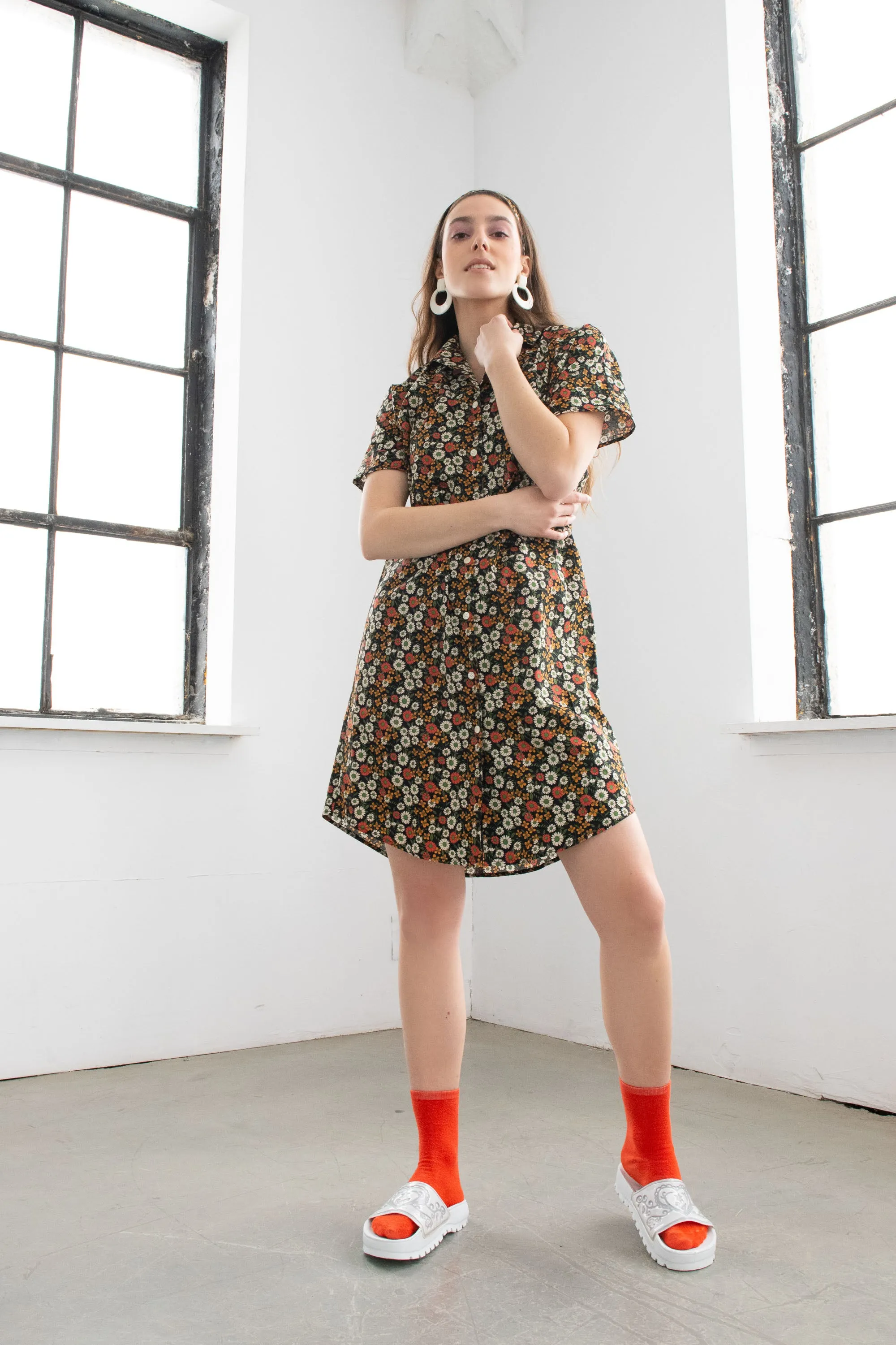 Robe chemisier Hibiscus