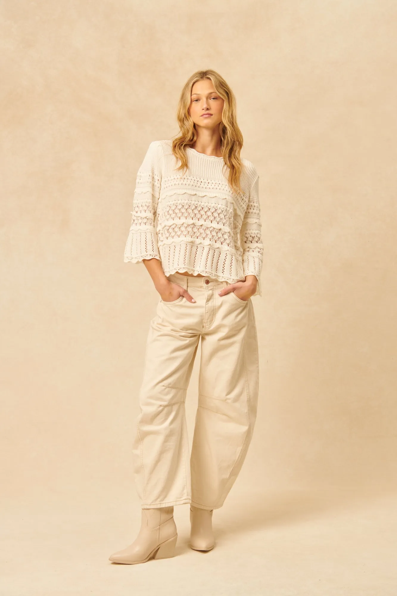 Silver Knit Top | John   Jenn