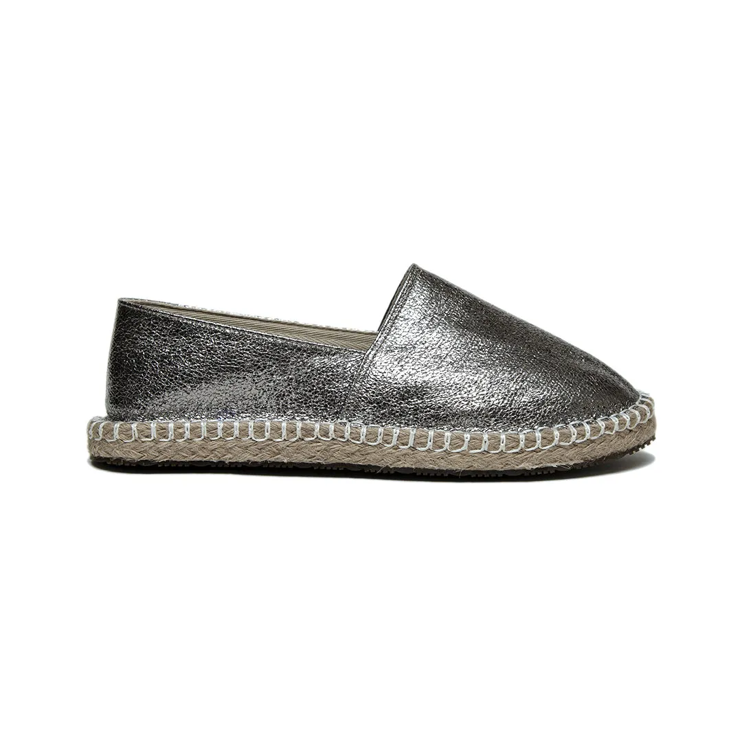 Silver Women Espadrilles