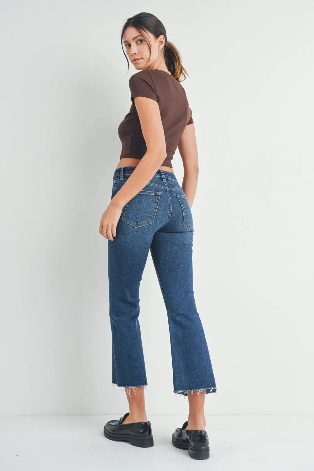 Stretchy Cropped Flare
