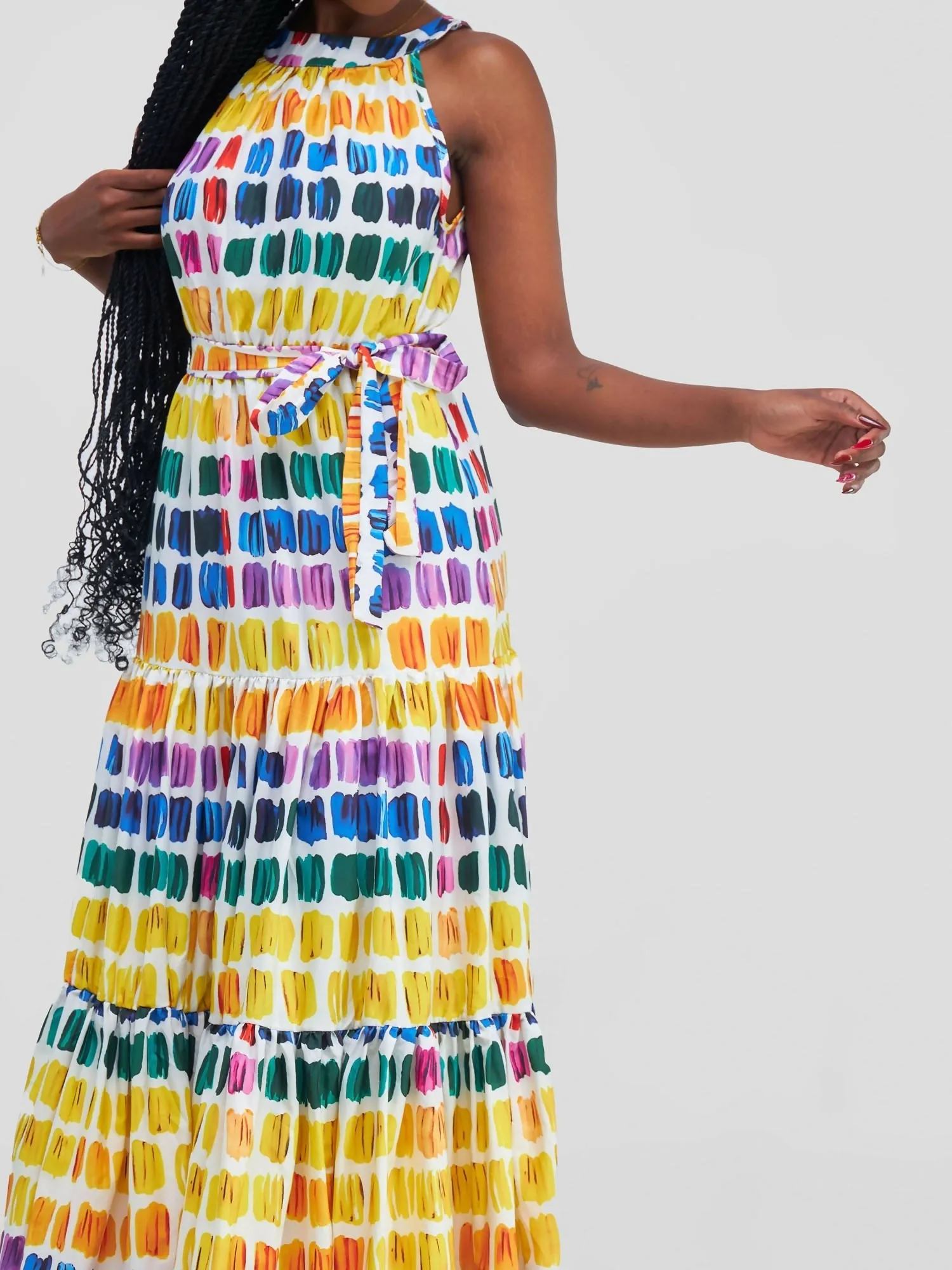 Stylish Sisters Maxi Dress - Multicolored