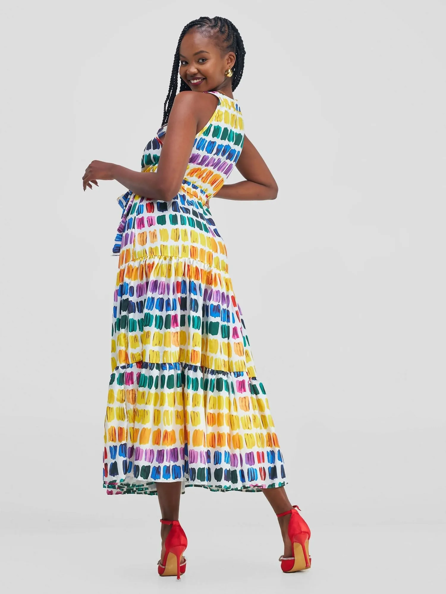 Stylish Sisters Maxi Dress - Multicolored