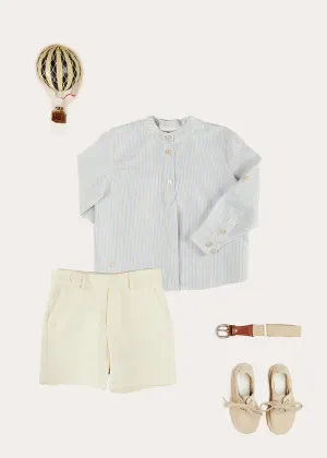 The Stafford Striped Shirt Boy Look