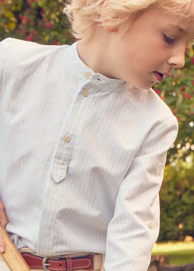 The Stafford Striped Shirt Boy Look