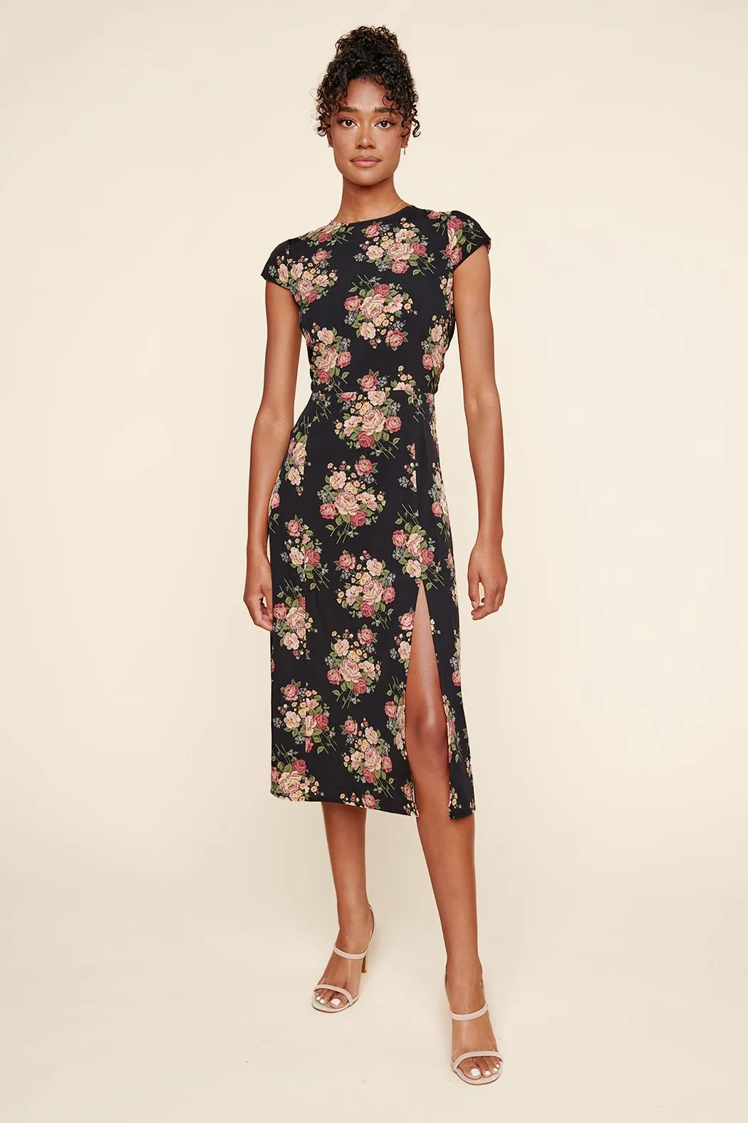 Zafrina Rose Bloom Midi Dress